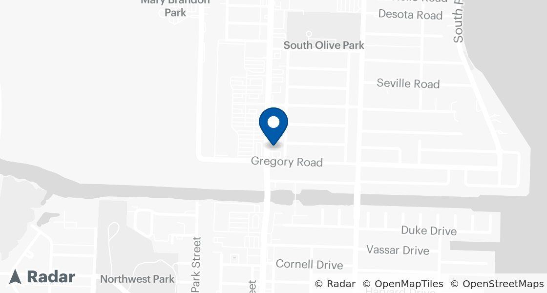 Map of Dairy Queen Location:: 7900 S Dixie Hwy, West Palm Beach, FL, 33405-4822